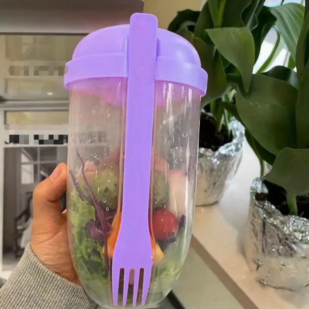 NIP Salad Shaker Cup With Fork